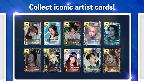 Grelha de notas durante uma música em grau elevado — SUPERSTAR JYPNATION