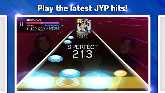 Ecrã de liga semanal com os escalões visíveis — SUPERSTAR JYPNATION
