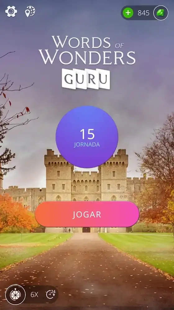 Progresso por etapas com as maravilhas já desbloqueadas — Words of Wonders: Guru